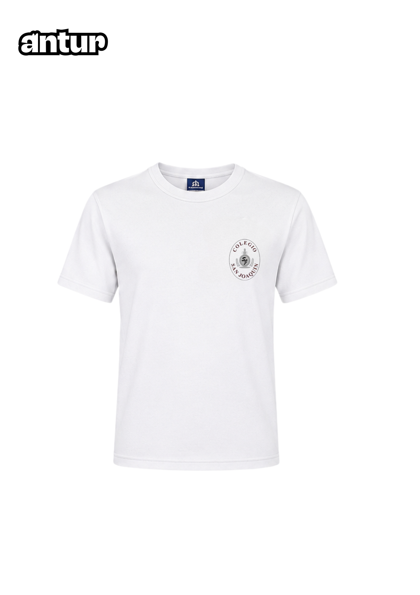 Polera Blanca Manga Corta